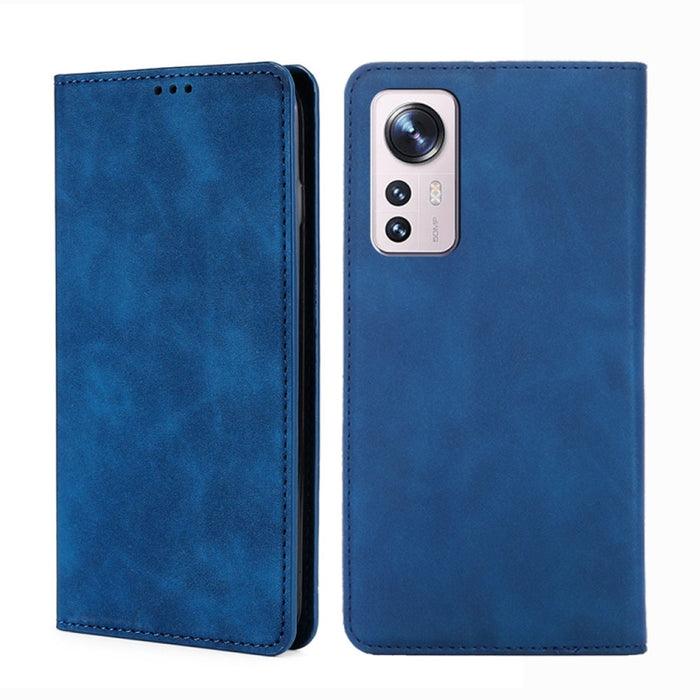 Estuche para teléfono de cuero con tapa magnética Skin Feel, For Xiaomi Poco M4 Pro, For Xiaomi Poco X4 Pro 5G, For Xiaomi Redmi K50 / K50 Pro, For Xiaomi Redmi K50 Gaming, For Xiaomi Redmi Note 11 Global / Note 11S                                     ...