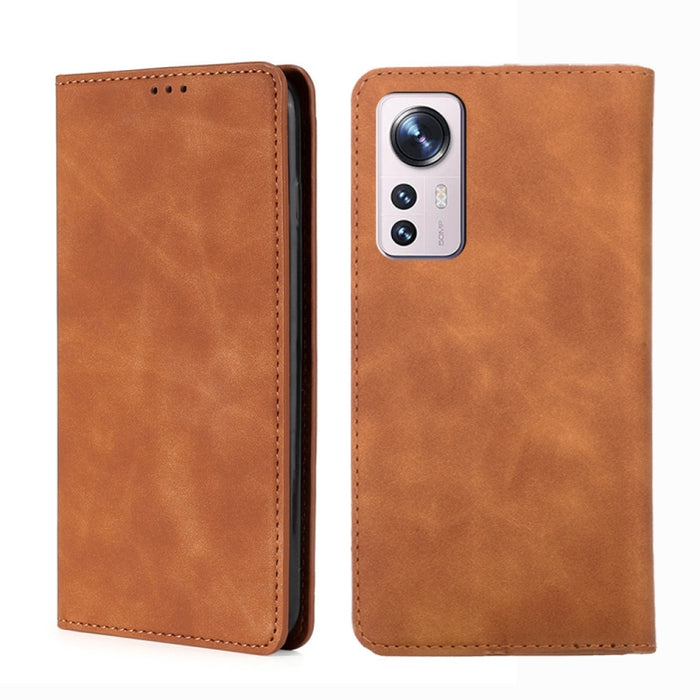 Estuche para teléfono de cuero con tapa magnética Skin Feel, For Xiaomi Poco M4 Pro, For Xiaomi Poco X4 Pro 5G, For Xiaomi Redmi K50 / K50 Pro, For Xiaomi Redmi K50 Gaming, For Xiaomi Redmi Note 11 Global / Note 11S                                     ...
