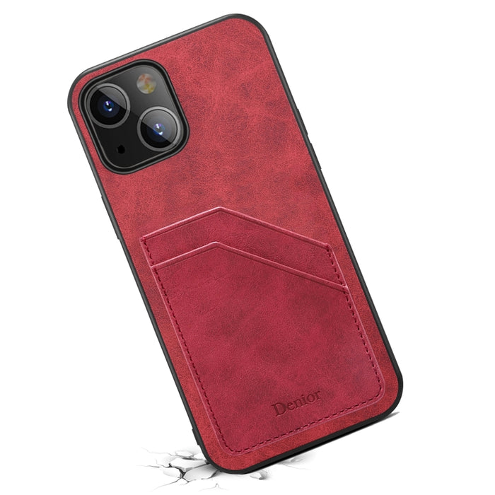 Ranuras para tarjetas Cobertura completa PU + TPU Funda para teléfono