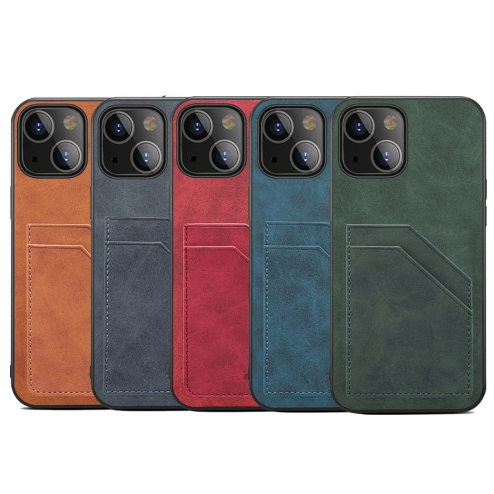 Ranuras para tarjetas Cobertura completa PU + TPU Funda para teléfono