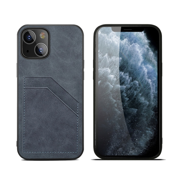Ranuras para tarjetas Cobertura completa PU + TPU Funda para teléfono