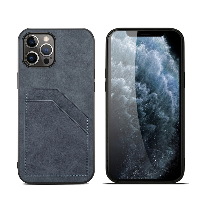 Ranuras para tarjetas Cobertura completa PU + TPU Funda para teléfono