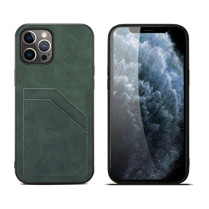Ranuras para tarjetas Cobertura completa PU + TPU Funda para teléfono