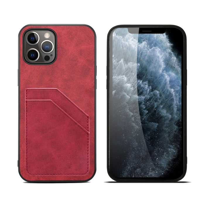 Ranuras para tarjetas Cobertura completa PU + TPU Funda para teléfono