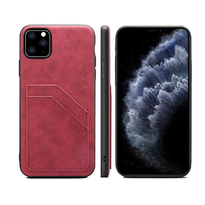 Ranuras para tarjetas Cobertura completa PU + TPU Funda para teléfono