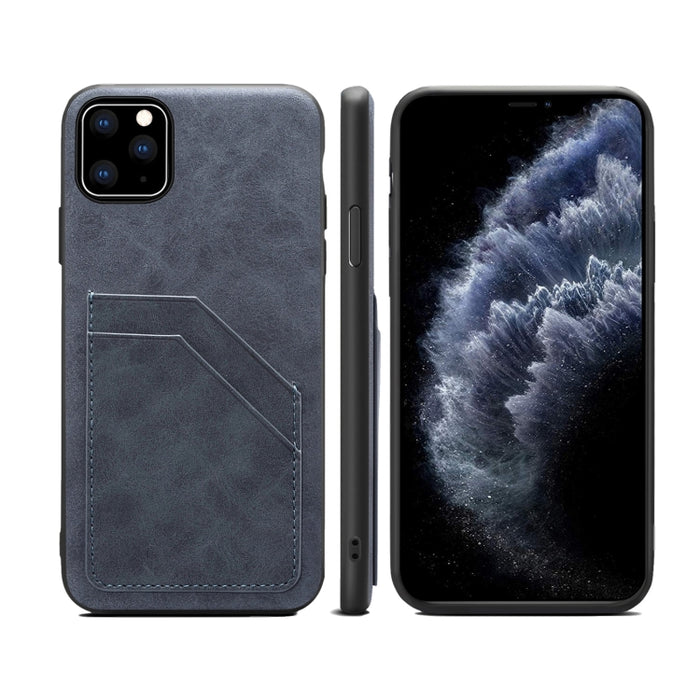 Ranuras para tarjetas Cobertura completa PU + TPU Funda para teléfono