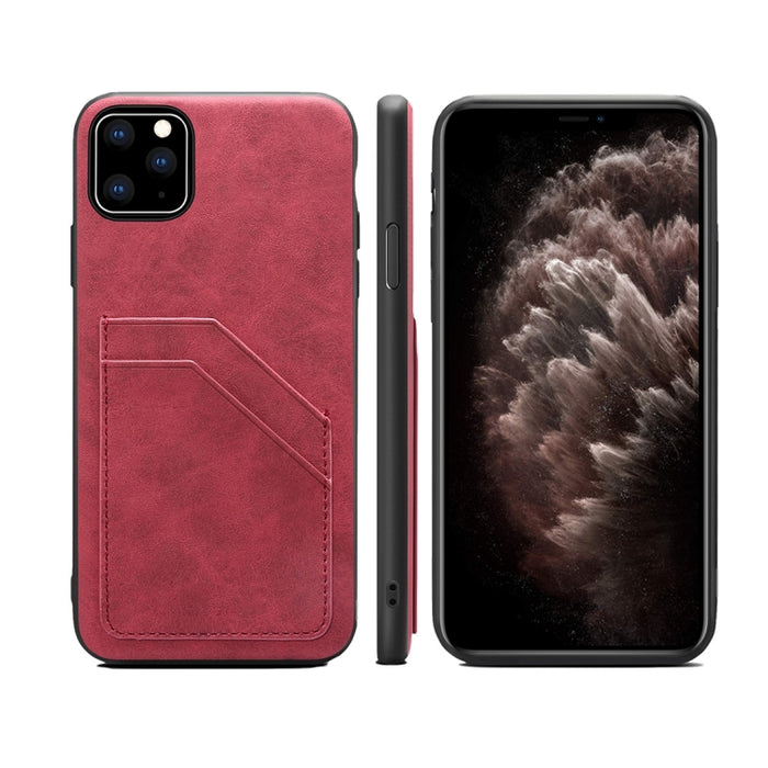 Ranuras para tarjetas Cobertura completa PU + TPU Funda para teléfono