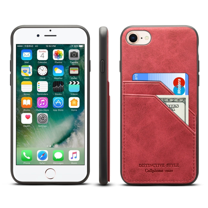 Ranuras para tarjetas Cobertura completa PU + TPU Funda para teléfono