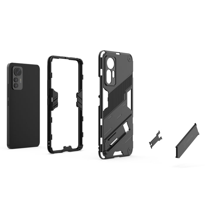 Funda para teléfono PC + TPU Punk Armor con soporte, For Xiaomi 12 Lite