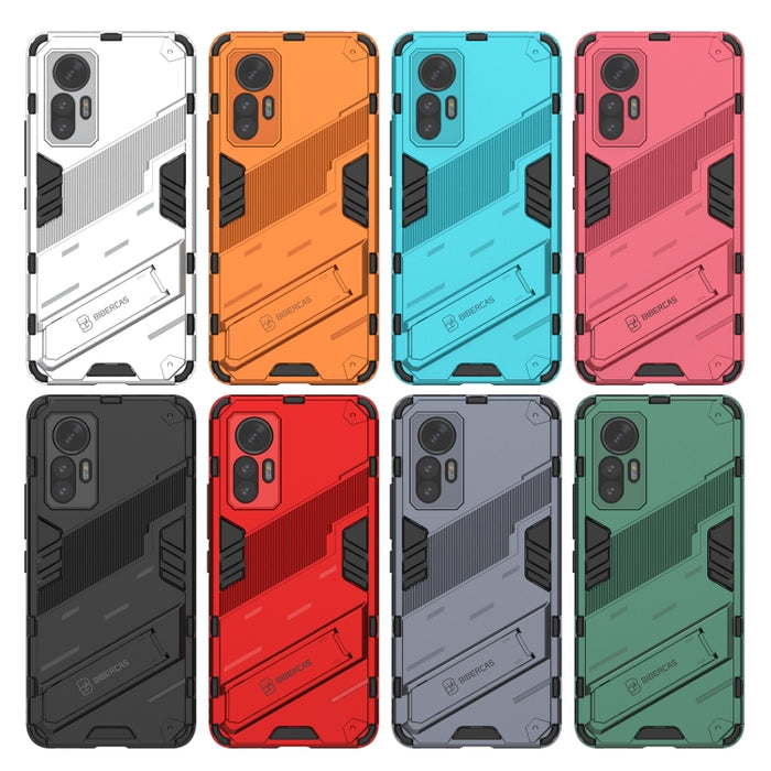 Funda para teléfono PC + TPU Punk Armor con soporte, For Xiaomi 12 Lite