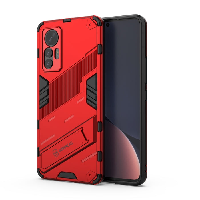 Funda para teléfono PC + TPU Punk Armor con soporte, For Xiaomi 12 Lite