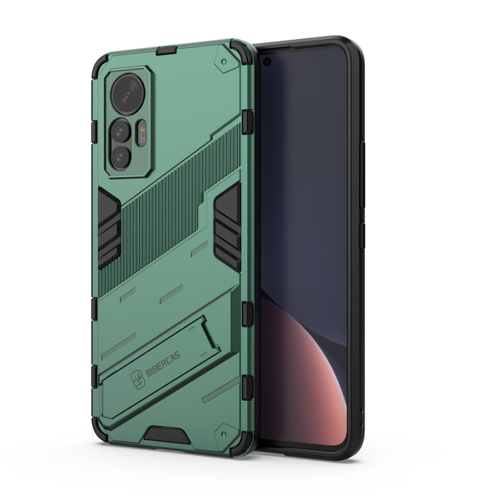 Funda para teléfono PC + TPU Punk Armor con soporte, For Xiaomi 12 Lite