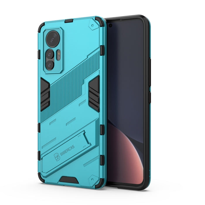 Funda para teléfono PC + TPU Punk Armor con soporte, For Xiaomi 12 Lite