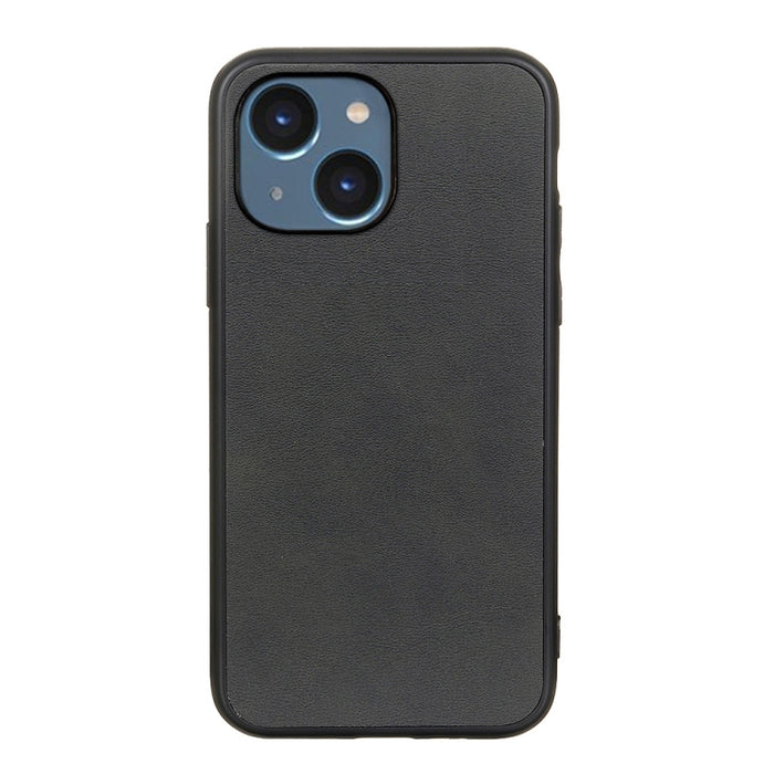 Estuche para teléfono a prueba de golpes con textura de becerro de dos colores con orificio preciso