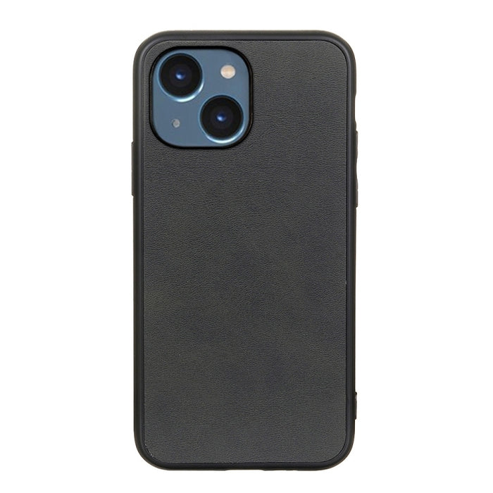 Estuche para teléfono a prueba de golpes con textura de becerro de dos colores con orificio preciso
