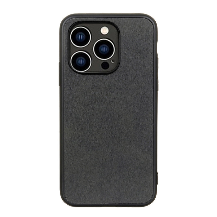 Estuche para teléfono a prueba de golpes con textura de becerro de dos colores con orificio preciso