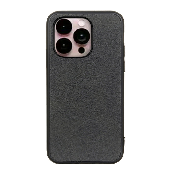 Estuche para teléfono a prueba de golpes con textura de becerro de dos colores con orificio preciso