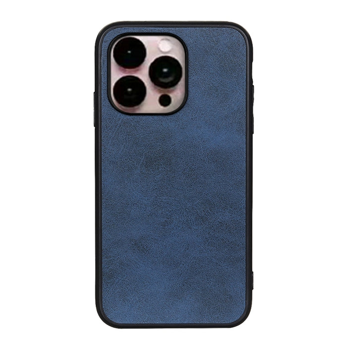 Estuche para teléfono a prueba de golpes con textura de becerro de dos colores con orificio preciso