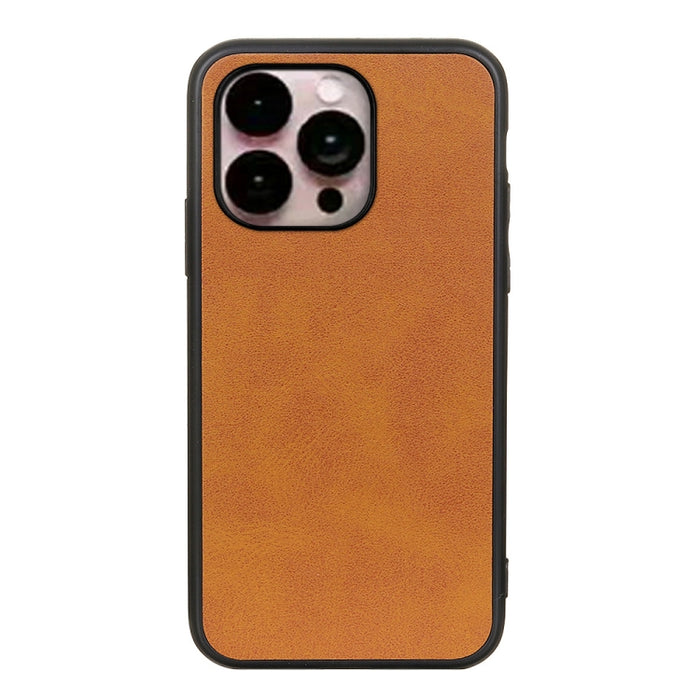 Estuche para teléfono a prueba de golpes con textura de becerro de dos colores con orificio preciso