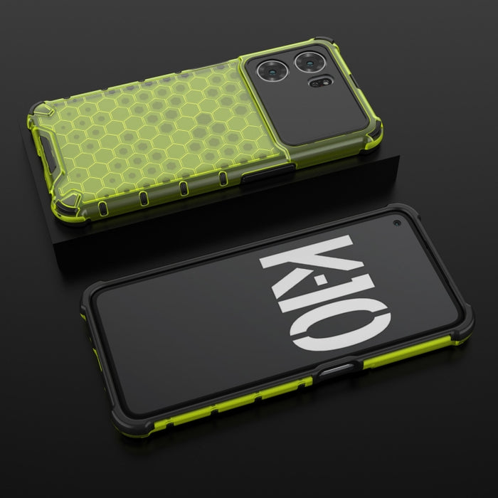 Caja del teléfono PC + TPU a prueba de golpes Honeycomb, For OPPO K10 5G China, For OPPO K10 Pro 5G China, For vivo S15e, For vivo S15 5G China, For vivo S15 Pro 5G China, For Samsung Galaxy M53 5G, For Xiaomi 12 Lite 5G Eurasian Ver, For OnePlus Ace 5...