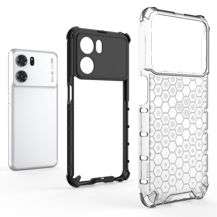 Caja del teléfono PC + TPU a prueba de golpes Honeycomb, For OPPO K10 5G China, For OPPO K10 Pro 5G China, For vivo S15e, For vivo S15 5G China, For vivo S15 Pro 5G China, For Samsung Galaxy M53 5G, For Xiaomi 12 Lite 5G Eurasian Ver, For OnePlus Ace 5...