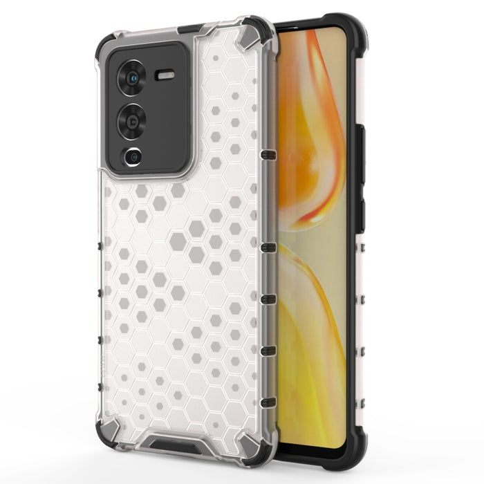 Caja del teléfono PC + TPU a prueba de golpes Honeycomb, For OPPO K10 5G China, For OPPO K10 Pro 5G China, For vivo S15e, For vivo S15 5G China, For vivo S15 Pro 5G China, For Samsung Galaxy M53 5G, For Xiaomi 12 Lite 5G Eurasian Ver, For OnePlus Ace 5...