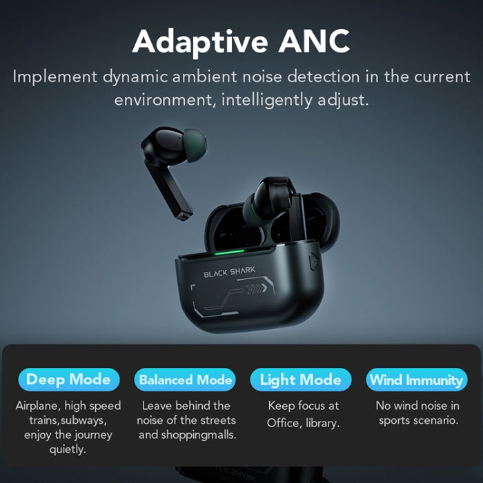 Auricular Bluetooth inalámbrico original Xiaomi Black Shark con reducción de ruido