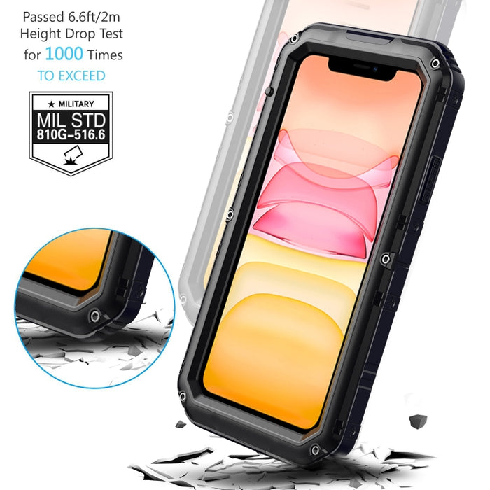 Funda protectora de silicona + metal a prueba de polvo a prueba de golpes