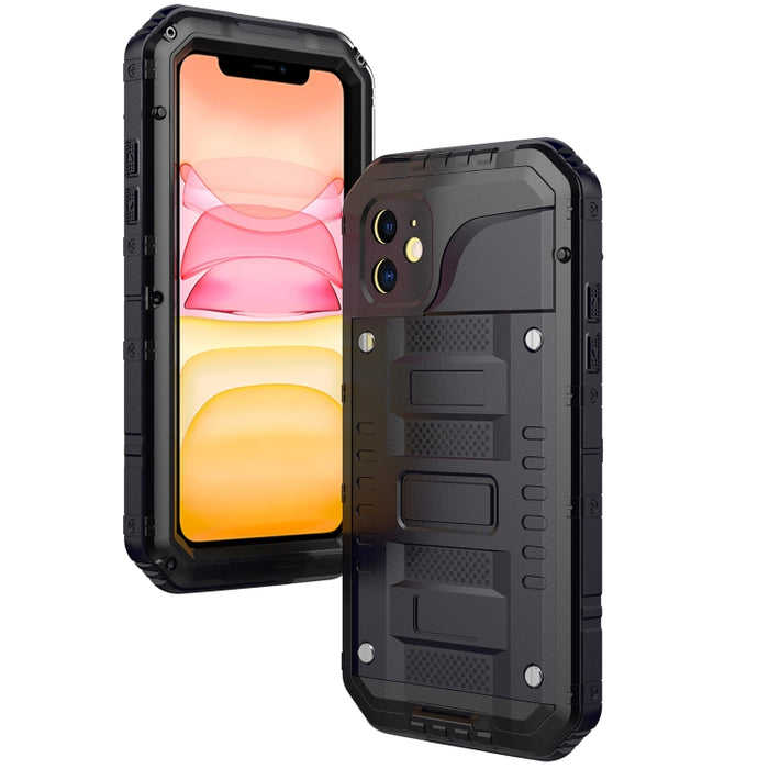 Funda protectora de silicona + metal a prueba de polvo a prueba de golpes