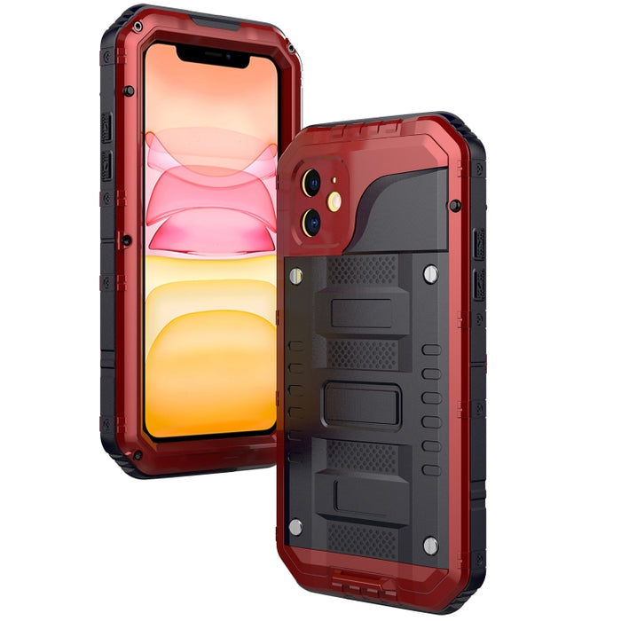 Funda protectora de silicona + metal a prueba de polvo a prueba de golpes