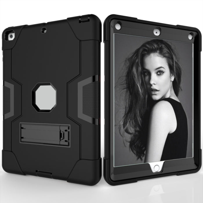 Funda protectora de silicona + PC con soporte