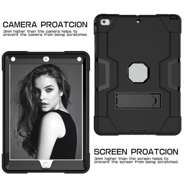 Funda protectora de silicona + PC con soporte