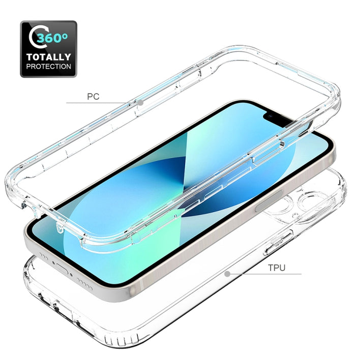 Estuche para teléfono PC + TPU de cambio gradual de dos colores