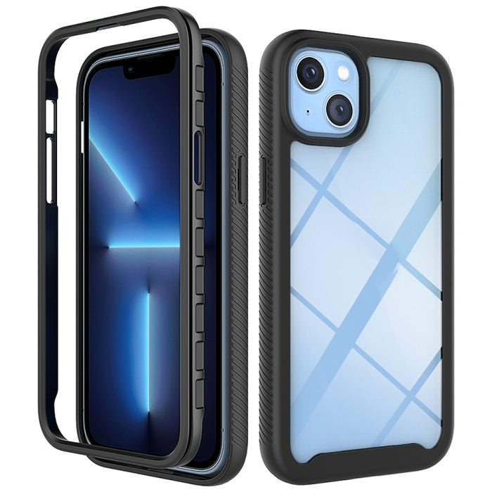 Cielo estrellado Color sólido PC + TPU Funda para teléfono