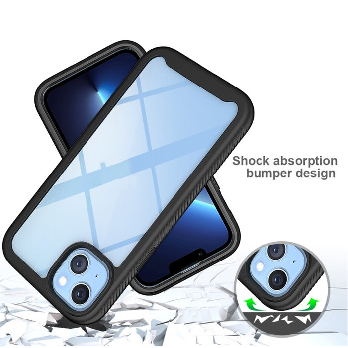 Cielo estrellado Color sólido PC + TPU Funda para teléfono