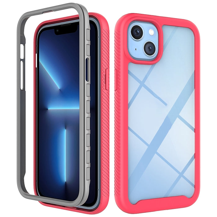 Cielo estrellado Color sólido PC + TPU Funda para teléfono