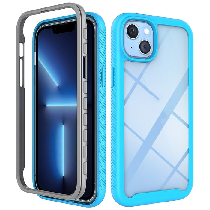 Cielo estrellado Color sólido PC + TPU Funda para teléfono