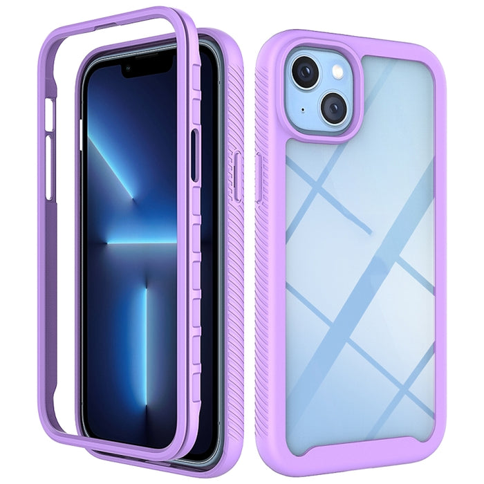 Cielo estrellado Color sólido PC + TPU Funda para teléfono