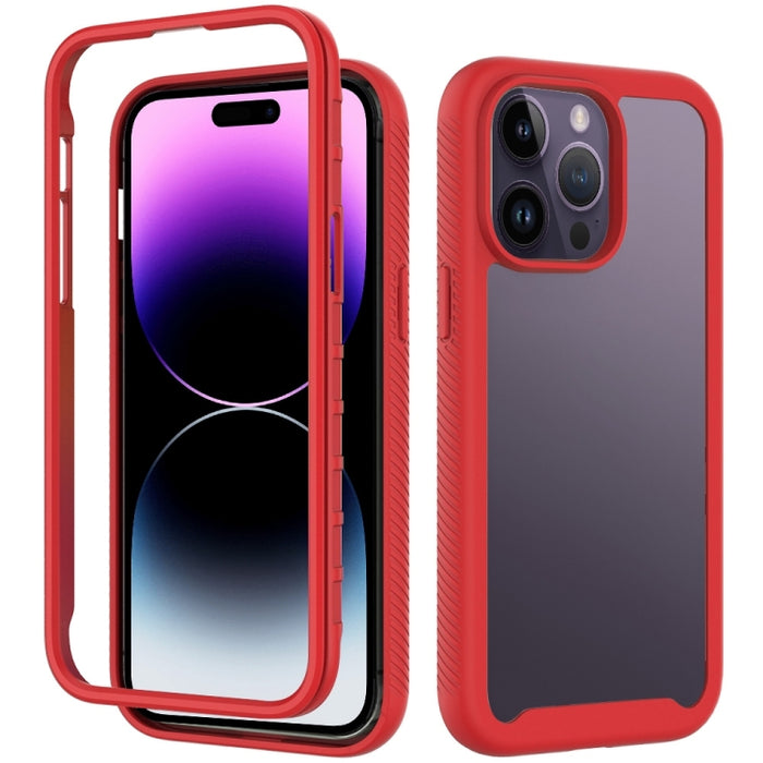 Cielo estrellado Color sólido PC + TPU Funda para teléfono