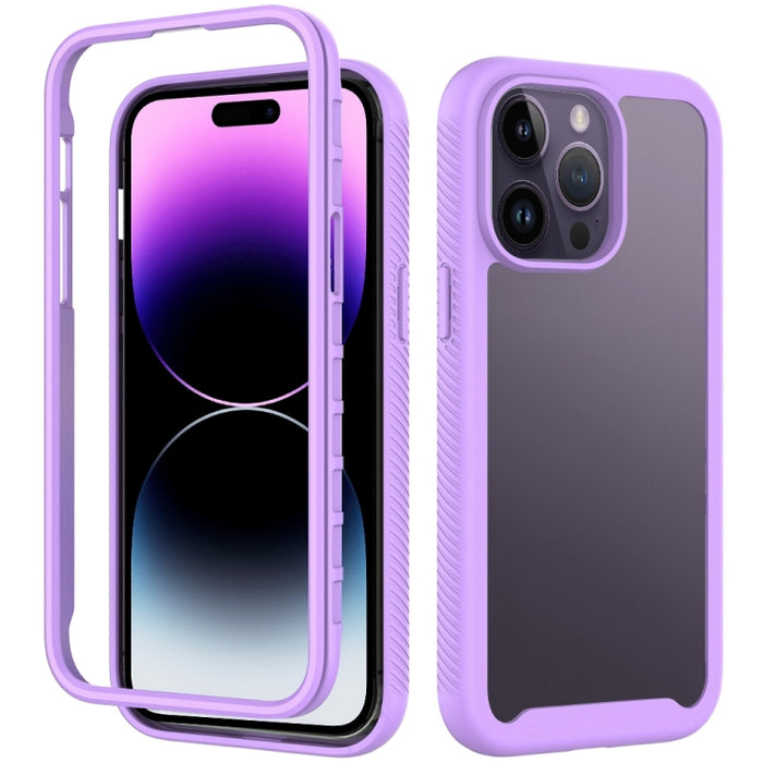 Cielo estrellado Color sólido PC + TPU Funda para teléfono