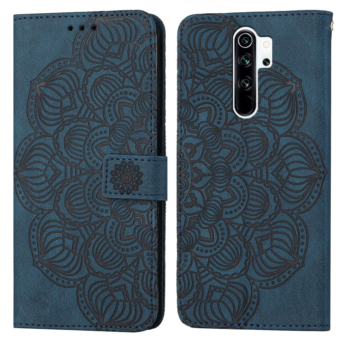 Estuche para teléfono de cuero con tapa en relieve de mandala, For Xiaomi Redmi Note 7 / Note 7 Pro, For Xiaomi Redmi 9, For Xiaomi Redmi 9A, For Xiaomi Redmi 9C / 10A, For Xiaomi Redmi 9T, For Xiaomi Redmi 10, For Xiaomi Redmi 10C                     ...