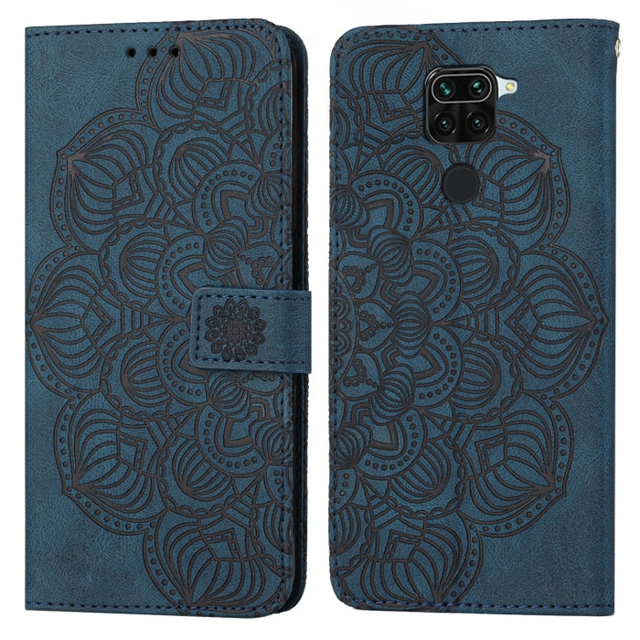 Estuche para teléfono de cuero con tapa en relieve de mandala, For Xiaomi Redmi Note 7 / Note 7 Pro, For Xiaomi Redmi 9, For Xiaomi Redmi 9A, For Xiaomi Redmi 9C / 10A, For Xiaomi Redmi 9T, For Xiaomi Redmi 10, For Xiaomi Redmi 10C                     ...