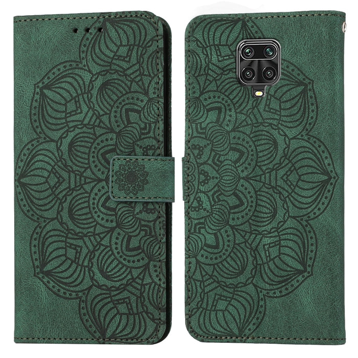 Estuche para teléfono de cuero con tapa en relieve de mandala, For Xiaomi Redmi Note 7 / Note 7 Pro, For Xiaomi Redmi 9, For Xiaomi Redmi 9A, For Xiaomi Redmi 9C / 10A, For Xiaomi Redmi 9T, For Xiaomi Redmi 10, For Xiaomi Redmi 10C                     ...