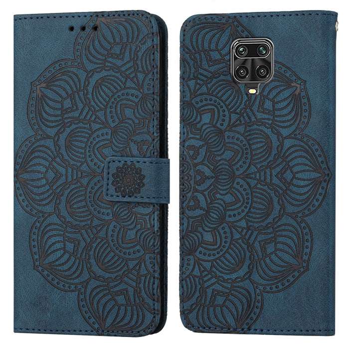 Estuche para teléfono de cuero con tapa en relieve de mandala, For Xiaomi Redmi Note 7 / Note 7 Pro, For Xiaomi Redmi 9, For Xiaomi Redmi 9A, For Xiaomi Redmi 9C / 10A, For Xiaomi Redmi 9T, For Xiaomi Redmi 10, For Xiaomi Redmi 10C                     ...