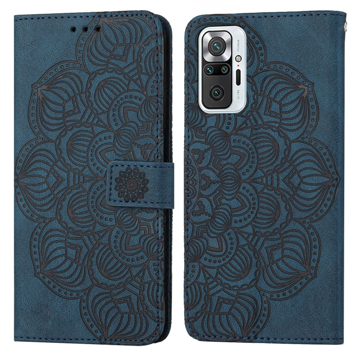 Estuche para teléfono de cuero con tapa en relieve de mandala, For Xiaomi Redmi Note 7 / Note 7 Pro, For Xiaomi Redmi 9, For Xiaomi Redmi 9A, For Xiaomi Redmi 9C / 10A, For Xiaomi Redmi 9T, For Xiaomi Redmi 10, For Xiaomi Redmi 10C                     ...
