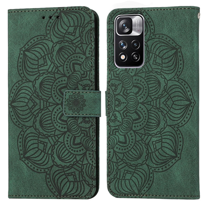 Estuche para teléfono de cuero con tapa en relieve de mandala, For Xiaomi Redmi Note 7 / Note 7 Pro, For Xiaomi Redmi 9, For Xiaomi Redmi 9A, For Xiaomi Redmi 9C / 10A, For Xiaomi Redmi 9T, For Xiaomi Redmi 10, For Xiaomi Redmi 10C                     ...