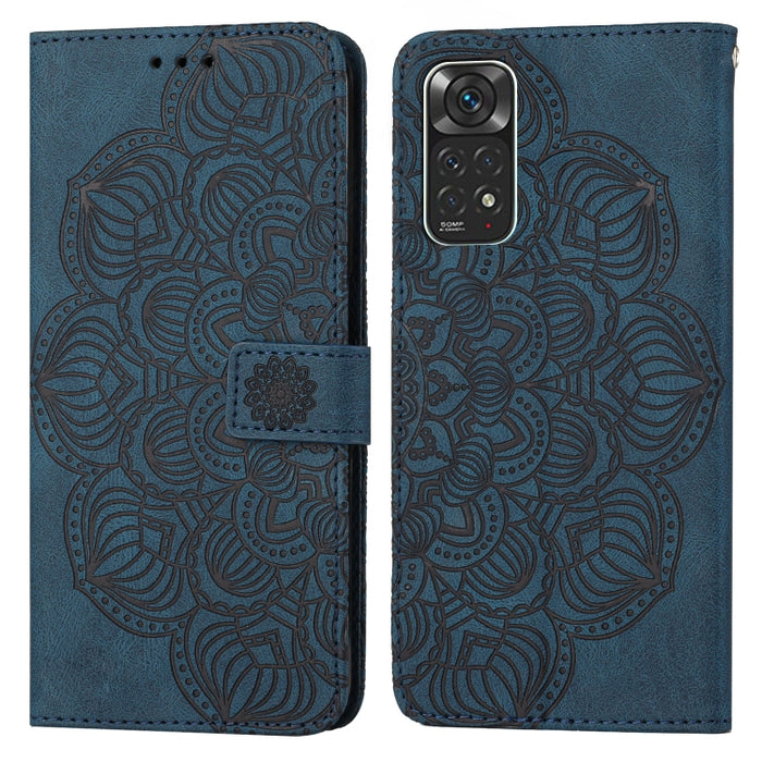 Estuche para teléfono de cuero con tapa en relieve de mandala, For Xiaomi Redmi Note 7 / Note 7 Pro, For Xiaomi Redmi 9, For Xiaomi Redmi 9A, For Xiaomi Redmi 9C / 10A, For Xiaomi Redmi 9T, For Xiaomi Redmi 10, For Xiaomi Redmi 10C                     ...