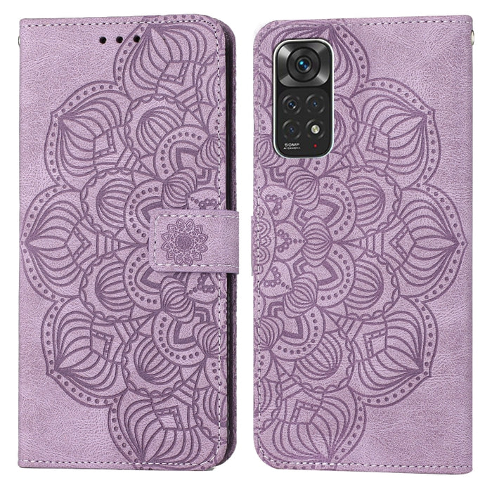 Estuche para teléfono de cuero con tapa en relieve de mandala, For Xiaomi Redmi Note 7 / Note 7 Pro, For Xiaomi Redmi 9, For Xiaomi Redmi 9A, For Xiaomi Redmi 9C / 10A, For Xiaomi Redmi 9T, For Xiaomi Redmi 10, For Xiaomi Redmi 10C                     ...