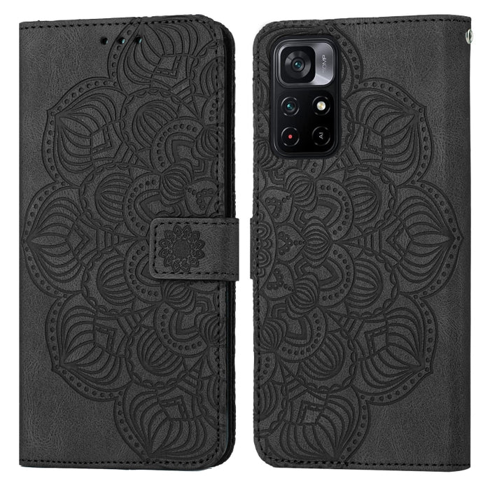 Estuche para teléfono de cuero con tapa en relieve de mandala, For Xiaomi Redmi Note 11 Pro International, For Xiaomi Redmi Note 11 5G, For Xiaomi Mi 10T Lite, For Xiaomi Mi 10T / 10T Pro, For Xiaomi Mi 11 Lite, For Xiaomi 11T, For Xiaomi 12 Lite      ...