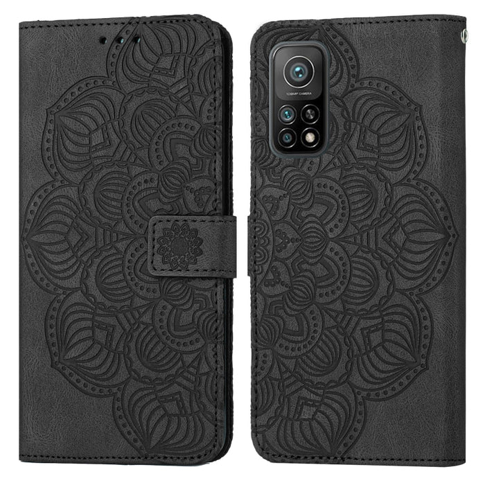 Estuche para teléfono de cuero con tapa en relieve de mandala, For Xiaomi Redmi Note 11 Pro International, For Xiaomi Redmi Note 11 5G, For Xiaomi Mi 10T Lite, For Xiaomi Mi 10T / 10T Pro, For Xiaomi Mi 11 Lite, For Xiaomi 11T, For Xiaomi 12 Lite      ...